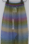 SWAYING/KNIT Flared Pants SW212XZ47 Purple Gradient PS26
